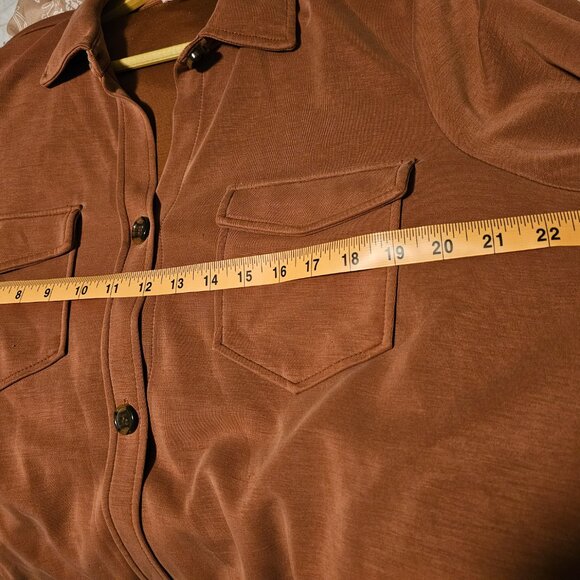 Cable and Gauge sport orange button down (M) - Picture 4 of 5
